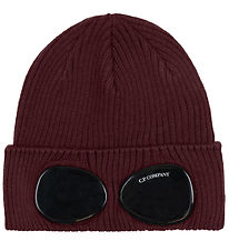 C.P. Company Mütze - Wolle - Burgunderrot m. Sonnenbrille
