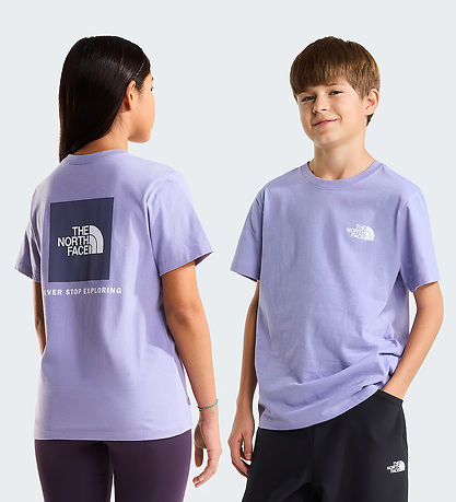 The North Face T-shirt - Teen Evoltn Box - Pale Plum