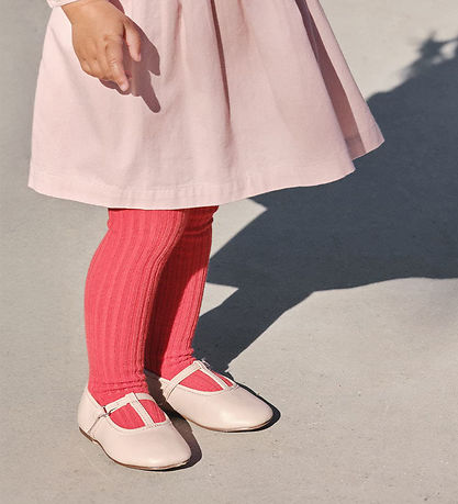 Molo Strømpebukser - Rib - Ruby Red