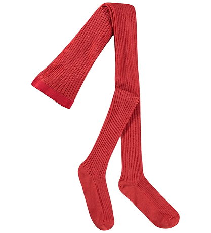 Molo Strømpebukser - Rib - Ruby Red