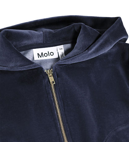 Molo Cardigan - Fløjl - Milla - Navy Blazer