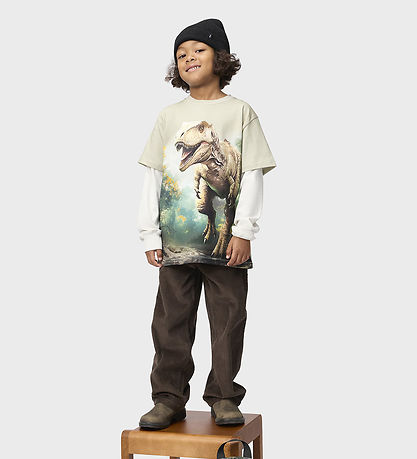 Molo T-shirt - Riley - Leafy Rex