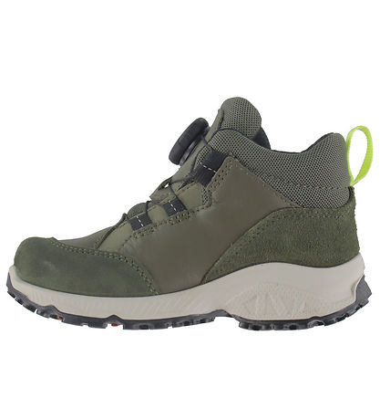 ECCO Vinterstøvler - Receptor XP K ATOP - Tarmac/Tarmac/Lime Pun