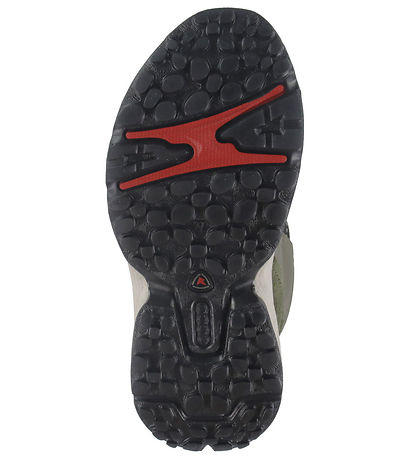 ECCO Vinterstøvler - Receptor XP K ATOP - Tarmac/Tarmac/Lime Pun