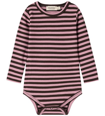 MarMar Body l/æ - Modal/Rib - Heather Stripe