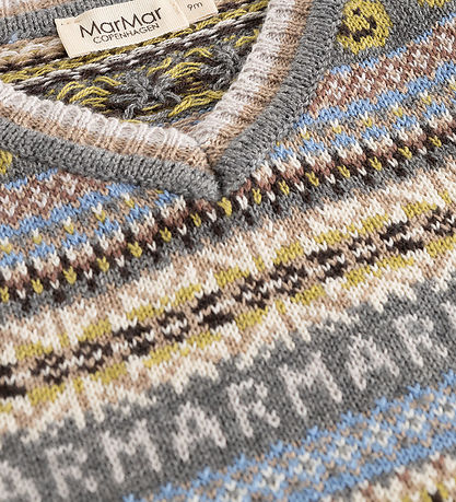 MarMar Vest - Uld/Bomuld - Taj B - Fair Isle
