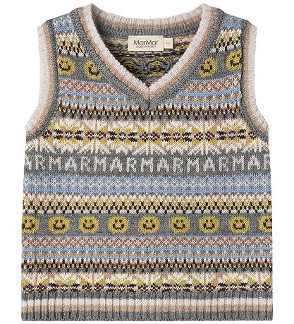 MarMar Vest - Uld/Bomuld - Taj B - Fair Isle