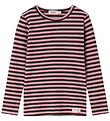 MarMar Bluse - Modal/Rib - Heather Stripe