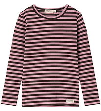 MarMar Bluse - Modal/Rib - Heather Stripe