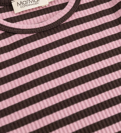 MarMar Bluse - Modal/Rib - Heather Stripe