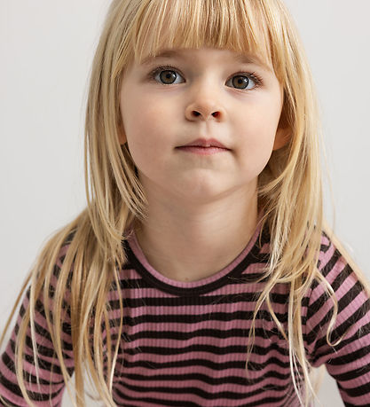 MarMar Bluse - Modal/Rib - Heather Stripe