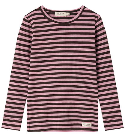 MarMar Bluse - Modal/Rib - Heather Stripe
