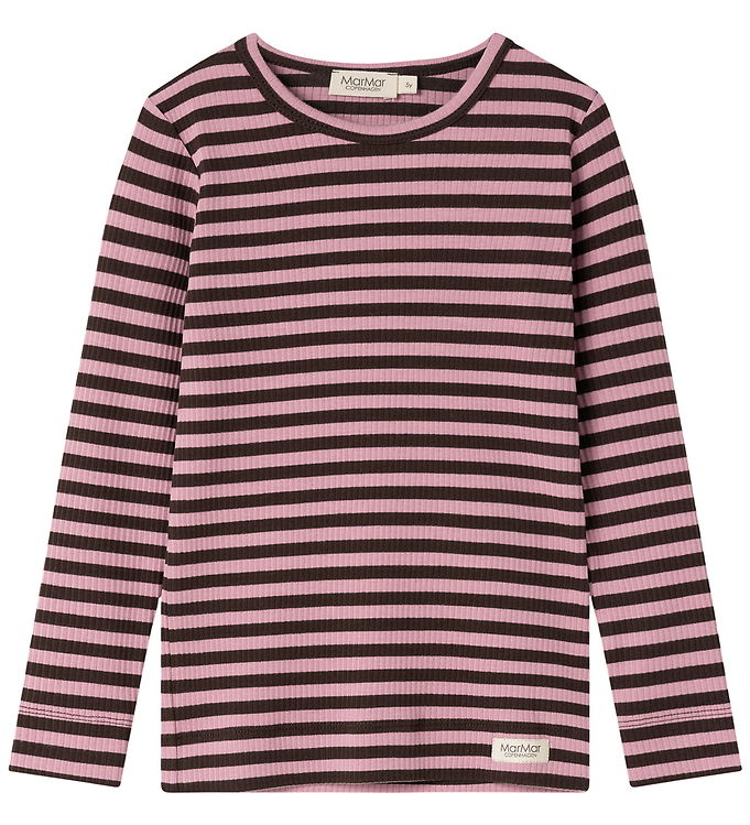 MarMar Bluse - Modal/Rib - Heather Stripe