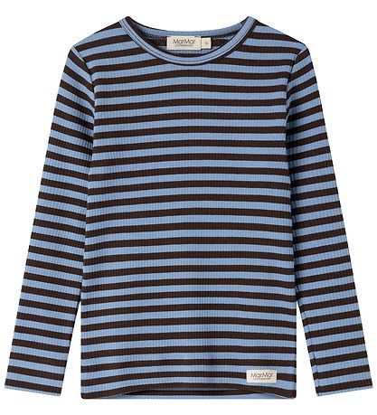 MarMar Bluse - Modal/Rib - Blue Heaven Stripe