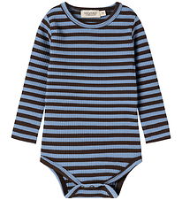 MarMar Body l/æ - Modal/Rib - Blue Heaven Stripe