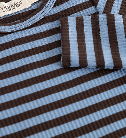 MarMar Body l/æ - Modal/Rib - Blue Heaven Stripe