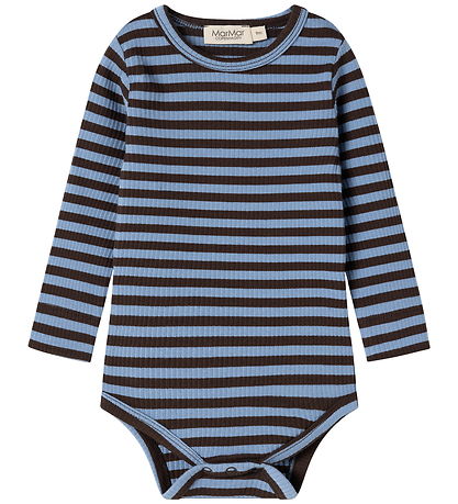 MarMar Body l/æ - Modal/Rib - Blue Heaven Stripe