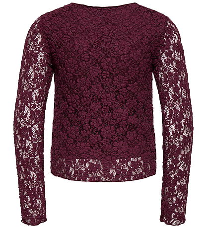 Kids Only Bluse - KogLeika - Lace - Noos - Fig