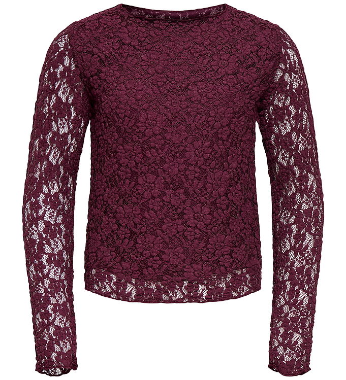 Kids Only Bluse - KogLeika - Lace - Noos - Fig