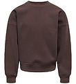 Kids Only Sweatshirt - Noos - KogSweat - Coffee Bean/Birch/Houst