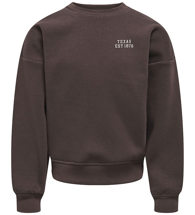Kids Only Sweatshirt - Noos - KogSweat - Coffee Bean/Birch/Houst billede