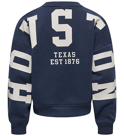 Kids Only Sweatshirt - Noos - KogSweat - Night Sky/Birch/Houston