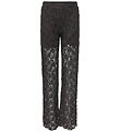 Kids Only Bukser - KogLeoka - Straight Lace - Black Coffee