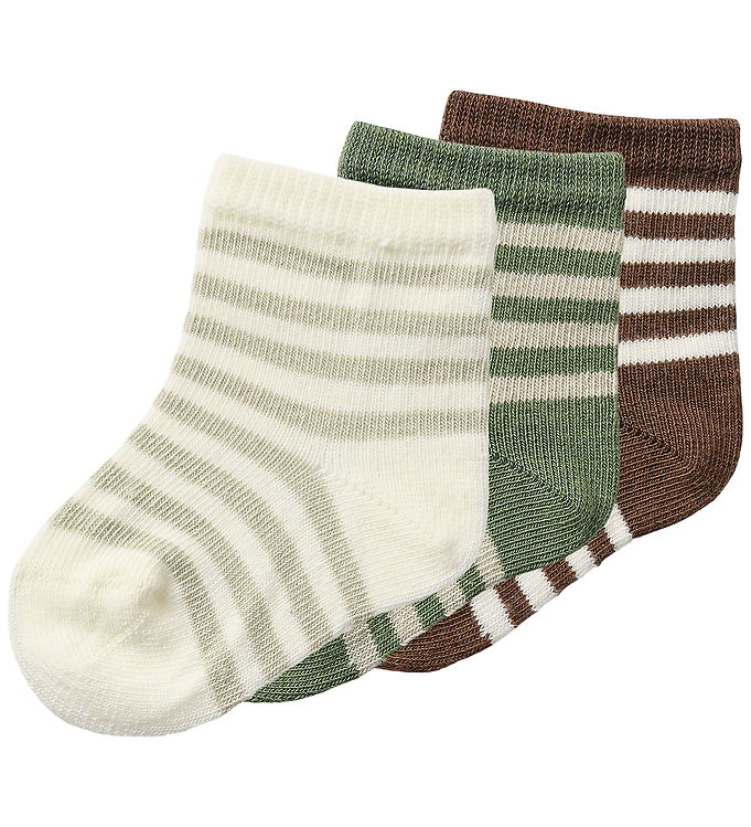 Lil Atelier Strømper - 3-pak - NbmRossa - Turtledove