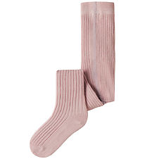 Lil Atelier Strømpebukser - Rib - NmfIlso - Dilo - Hushed Violet