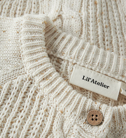Lil Atelier Cardigan - Strik - NmfGalto - Kab - Turtledove