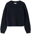 Name It Bluse - Strik - NkfHolly - Short - Noos - Dark Sapphire