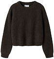 Name It Bluse - Strik - NkfHolly - Short - Noos - Chocolate Plum