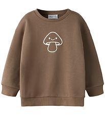 Name It Sweat-shirt - NmnRiley - Noos - Brown Lentille/Blanc ant