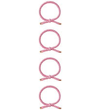 Name It Hårelastikker - 4-pak - NkfNarise - Begonia Pink