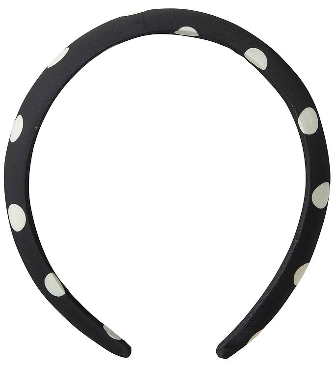 Name It Hårbøjle - NkfNolina - Sort/Dots In Antique White