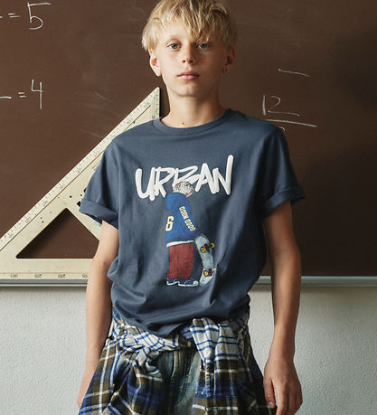 Name It T-shirt - NkmNael - Ombre Blue