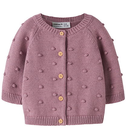 Name It Cardigan - NbfNasha - Strik - Lilas