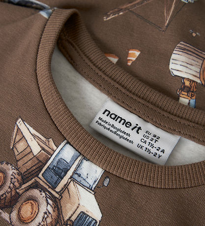 Name It Sweatshirt - NmmNelson - Brown Lentil