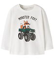 Name It Bluse - NmmVagno - Loose - Cloud Dancer/Fox Truck