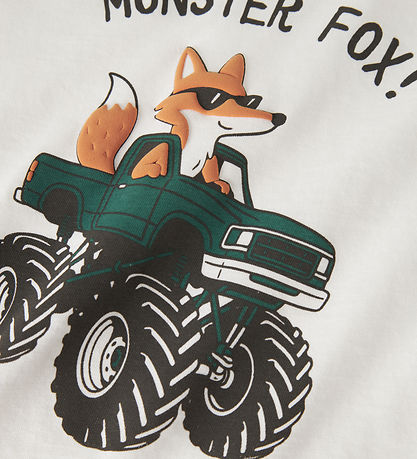 Name It Bluse - NmmVagno - Loose - Cloud Dancer/Fox Truck