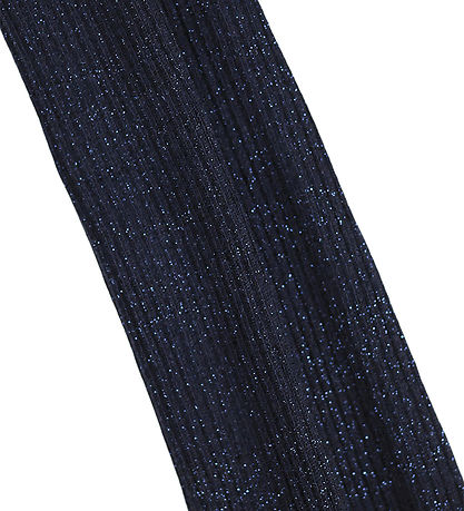 Molo Strømpebukser - Glitter Rib - Navy Blazer
