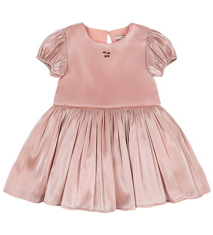 Konges Sløjd Kjole - Velour - Fia - Silver Pink