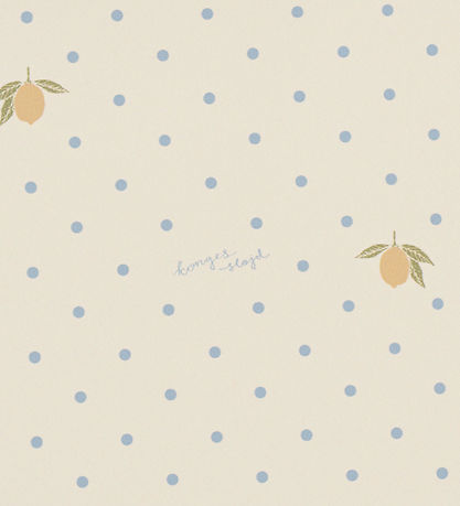 Konges Sløjd Gulvmåtte - 100x75 cm - Lemon Dot