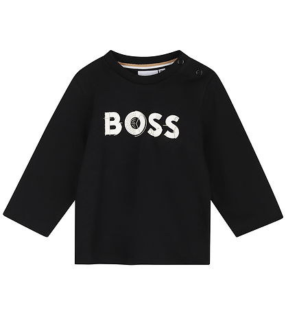BOSS T-shirt - Sort m. Print