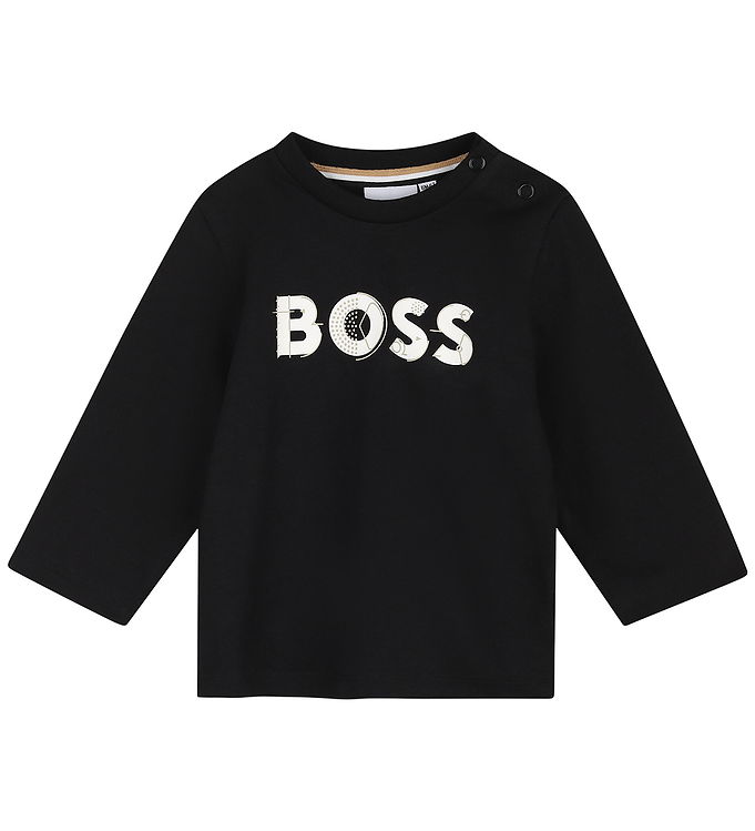 BOSS Bluse - Sort m. Print
