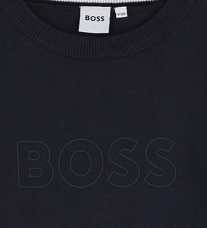 BOSS Bluse - Strik - Navy