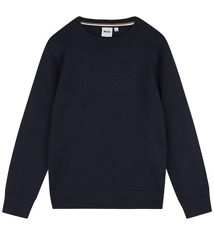 BOSS Bluse - Strik - Navy