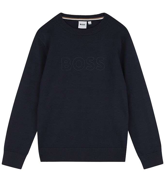 BOSS Bluse - Strik - Navy