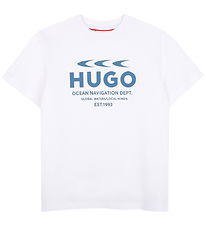HUGO T-shirt - White w. Print
