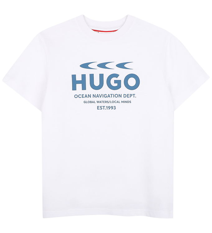 HUGO T-shirt - Hvid m. Print